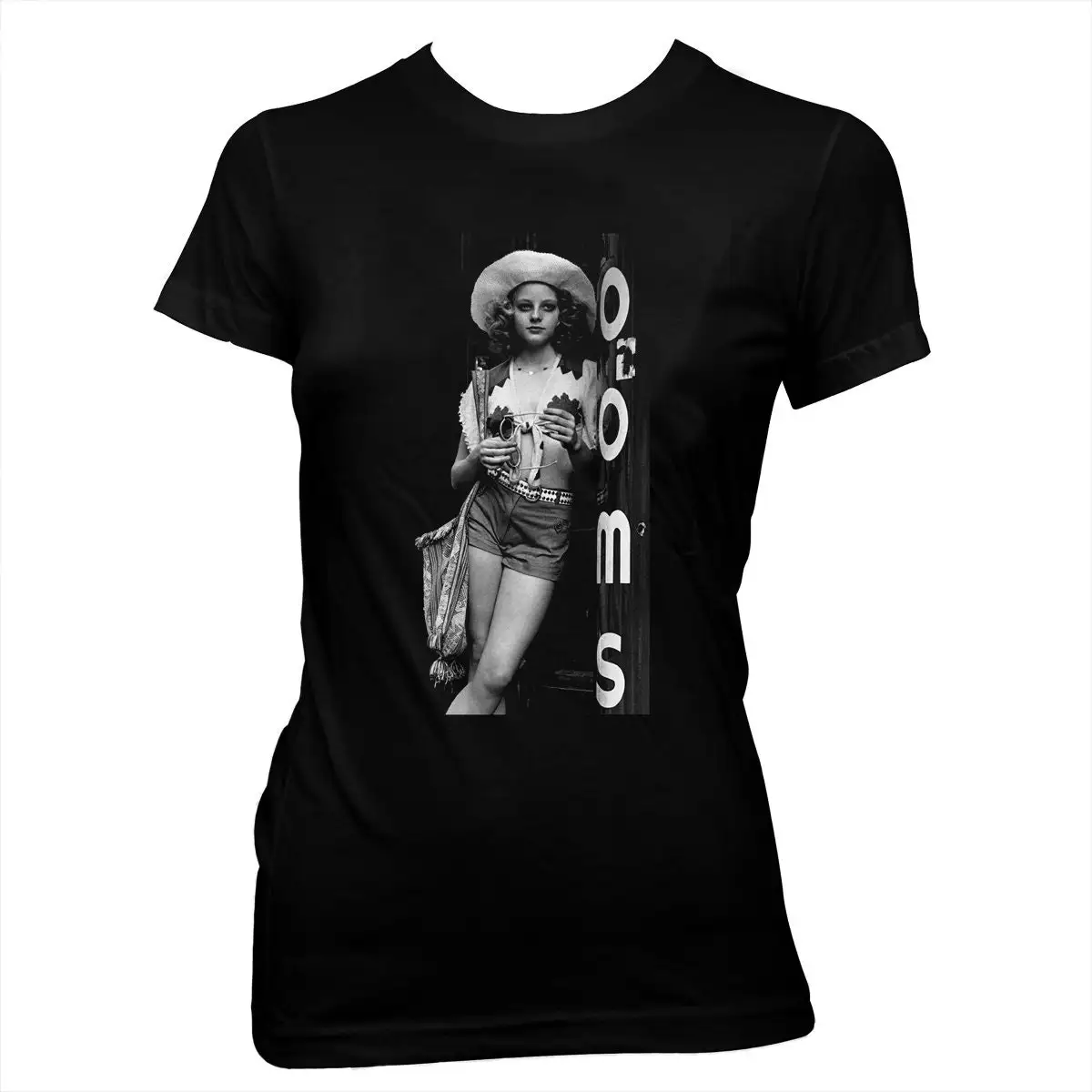 Jodie Foster Taxi Driver Women's Pre shrunk hand screened 100 cotton t shirt