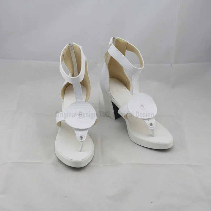 

FFinal FFantasy XV: A New Empire FF15 Lunafreya Nox Fleuret White Cosplay Shoes Boots Halloween Carnival Party Costume Accessori