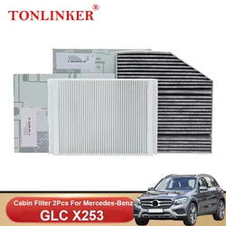 TONLINKER Cabin Filter For Mercedes Benz GLC X253 2015-2022 GLC 200 250 300 220d 250d 300d 350e 43 63 S A2058350147 A1668300218