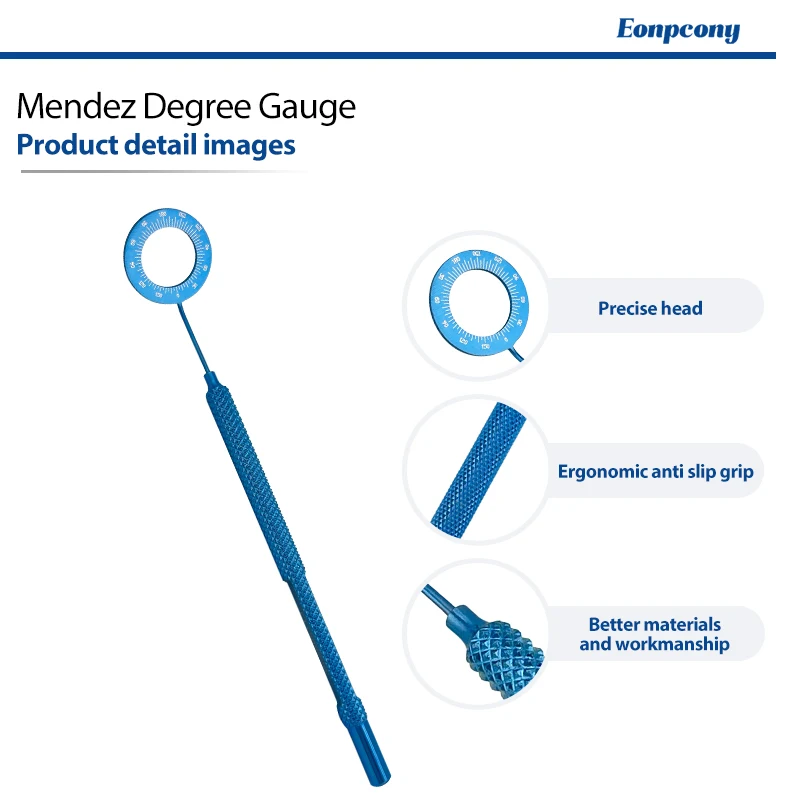 Mendez Degree Gauge, corneal marking ring, ophthalmic gauge, toric IOL marker, eye surgical instrument, astigmatism marker