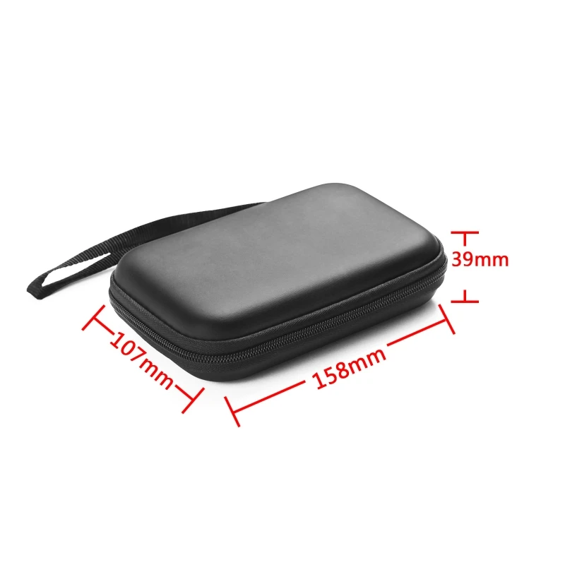 Carrying Case for XiaoMi Pocket Printer Instant Photo Print Digital Camera Hard EVA Travel Case Protective Bag Black