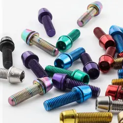 Tornillos de vástago M5x17mm para manillar MTB y carretera con arandela