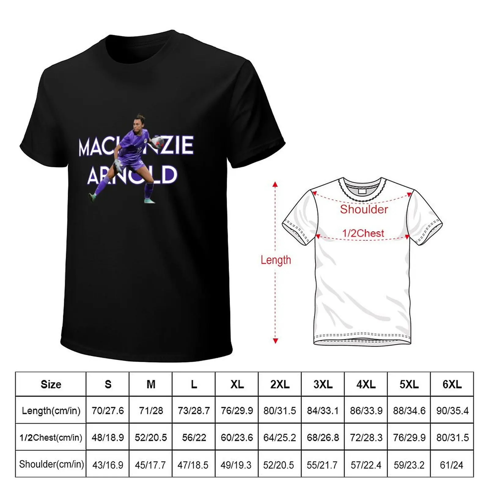 Mackenzie Arnold T-Shirt Fashion Print Casual Short Sleeve