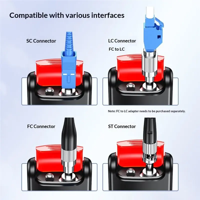 Reliable-Rechargeable Fiber Laser Test Pen 15Watt Type Visual Fault Locator Pen-Style Light Tester,Rechargeable Fiber Laser Test