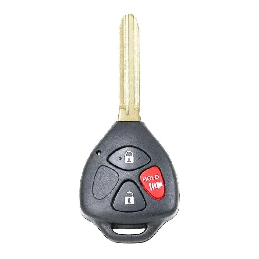 Keyecu Remote Car Key Fob 3 Buttons 312Mhz 4D67 Chip for Toyota Yaris Scion tC iQ xD FCC ID: MOZB41TG, Part # 89070-52850