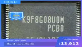 

100% NEW K9F8G08UOM-PCBO
