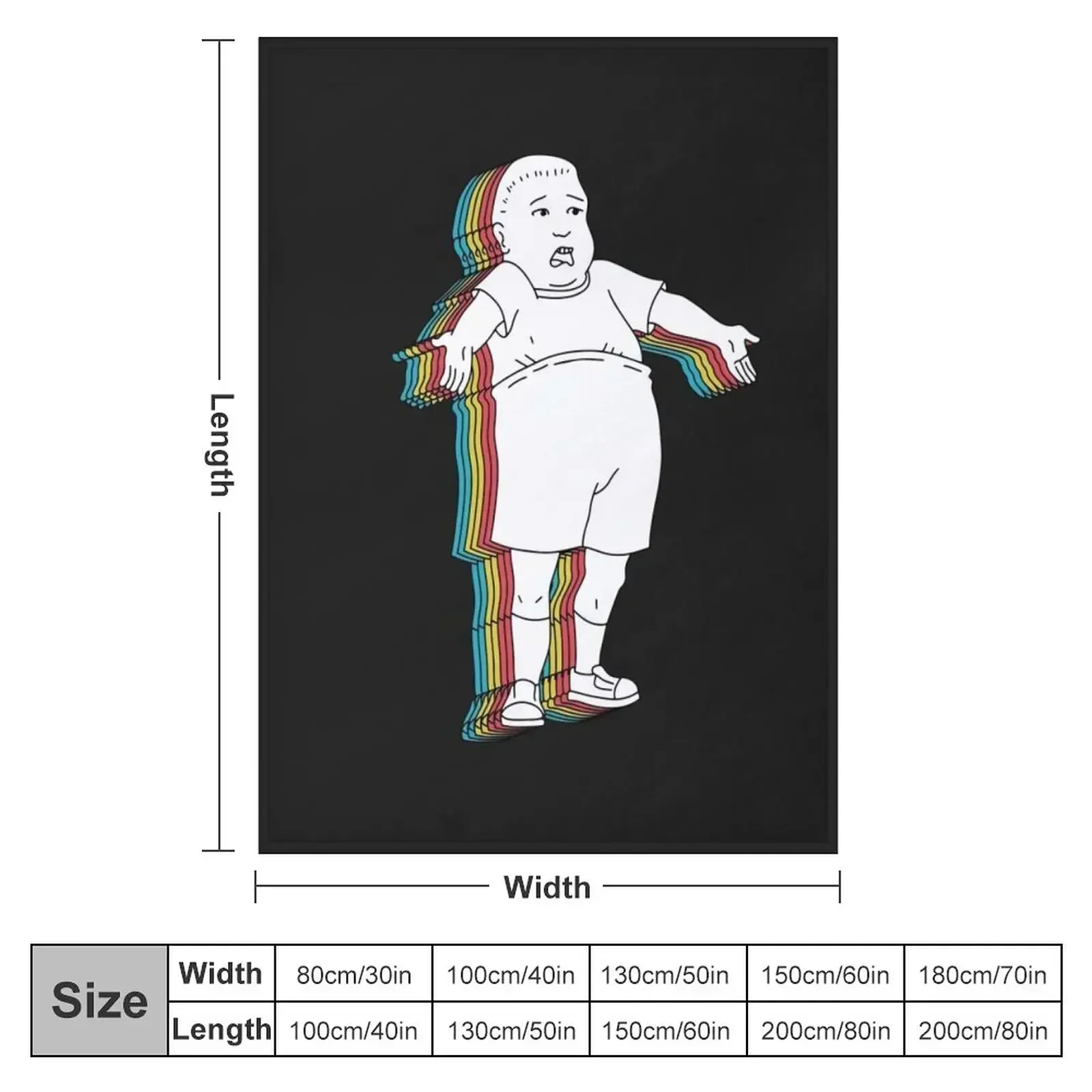 Bobby Hill - What are you talking about? Throw Blanket couch cozy soft plush fuzzy picnic outdoor blanket