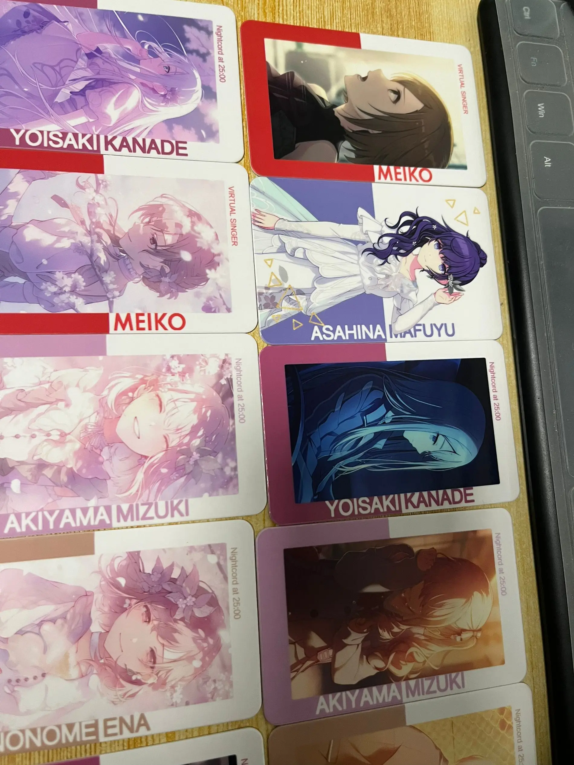 أنيمي Mzk Akiyama Mizuki Project Sekai Yoisaki Kanade Knd Shinonome Ena 25 Nightcord بطاقة بريدية جمع بطاقة صور صورة هدية