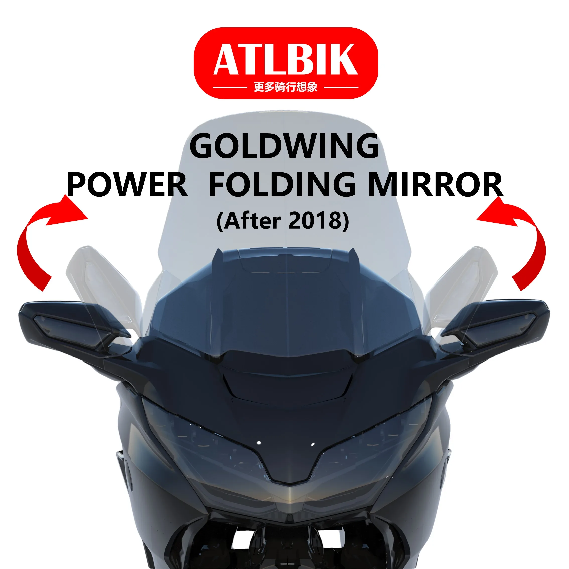 GOLDWING GL1800  modification POWER FOLDING MIRROR ELECTRIC  otomatik ayna 2018/2019/2020/2021/2022/2023/2024