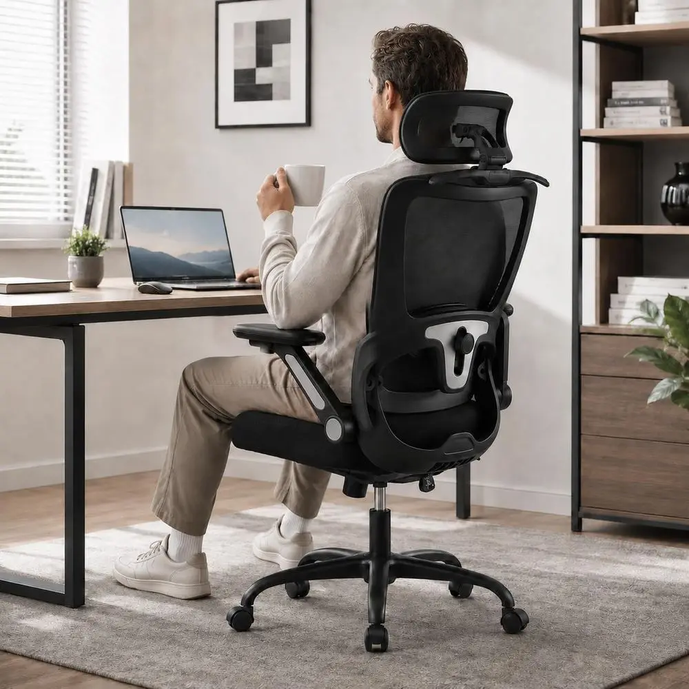 Ergonomic High Back Mesh Oice Chair, Big & Tall Heavy Duty Swivel Chair | Ergonomic High Back Mesh Oice Chair, Big & Tall Heavy