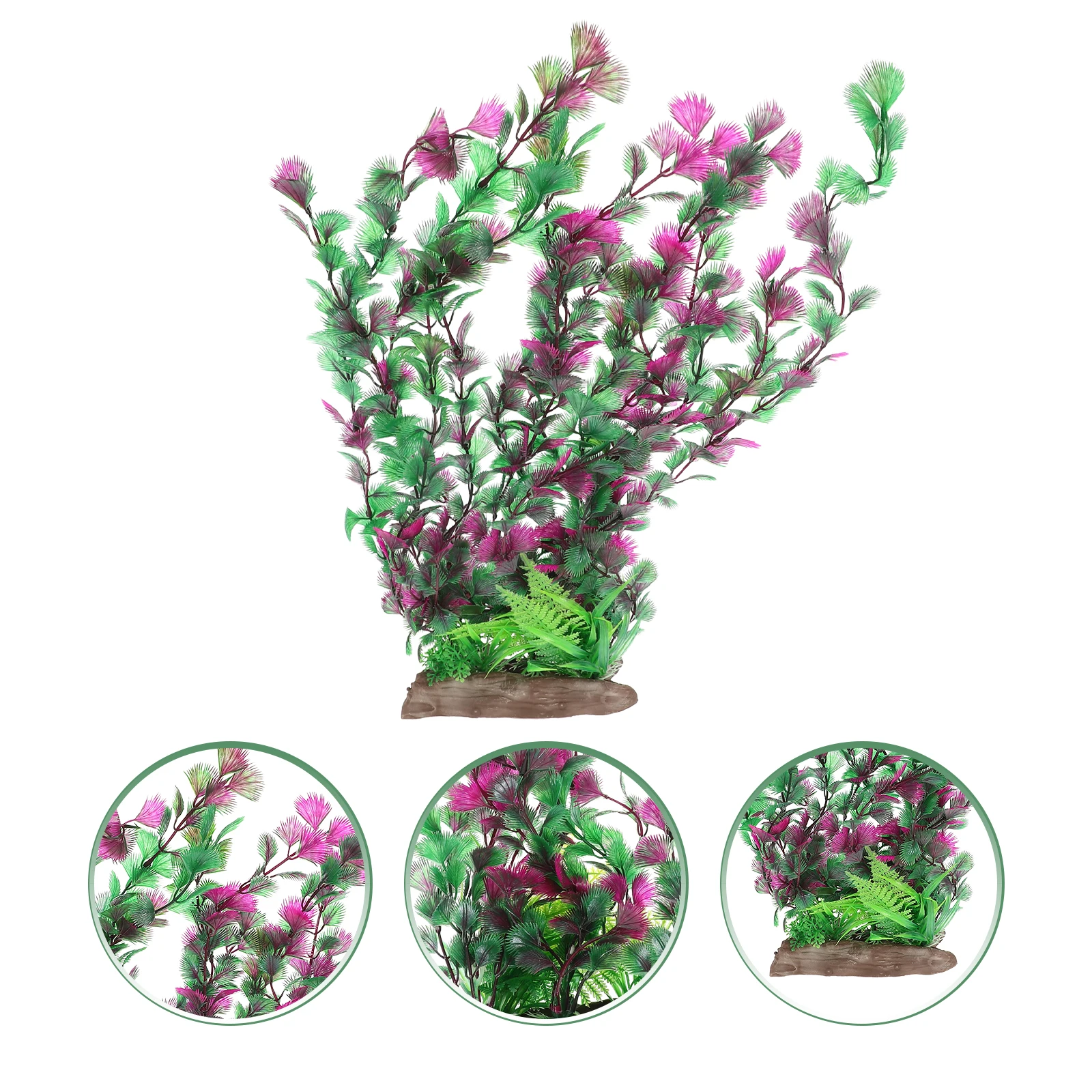 

Decorative Tank Plant Safe Durable Aquarium Landscape Realistic Plastic Fish Tank Grass Artificial Plant for Underwater