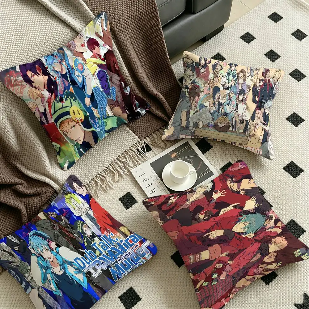 BL Game Dramatical Murder Pillow Anime Pillow Sofa Bed Head Pillow Cover Cushion Cover 45x45 cm Fashion