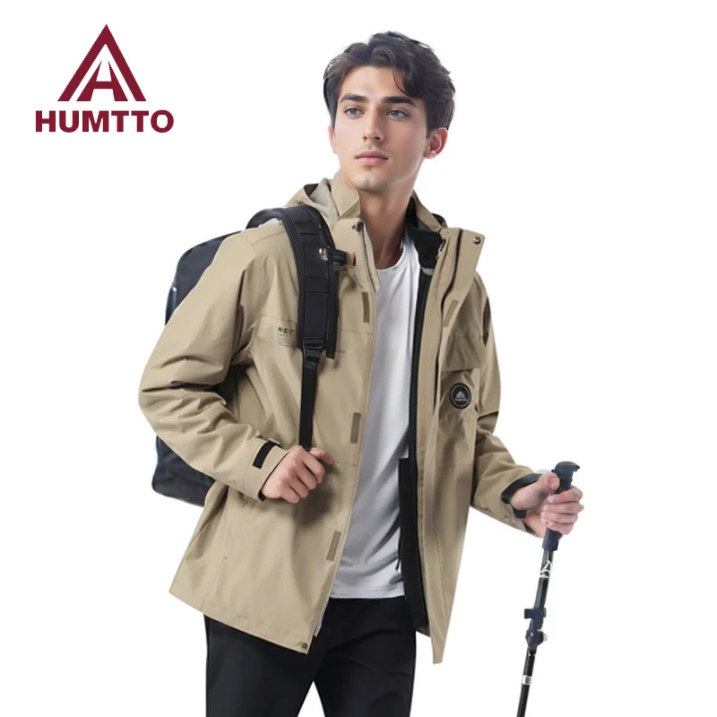 

HUMTTO непромокаемая мужская куртка, осенне-зимняя теплая женская куртка для кемпинга и пешего туризма, женские куртки, уличные ветровки, пальто