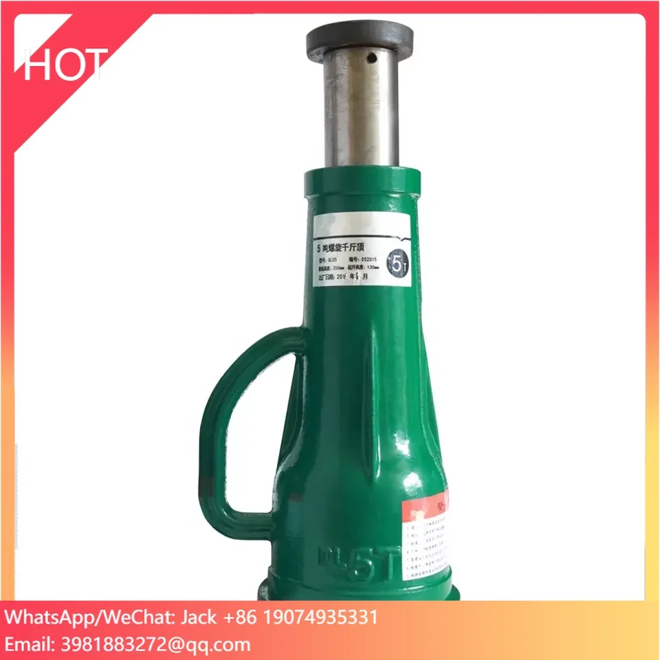 5T 10T 20T Vehicle Tools Safety Valve Adjustable Hydraulic Mechanical Screw Bottle Jack