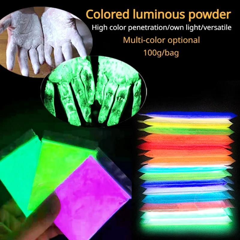 

1000g Luminous Powder Powder Long-lasting Self-luminous Phosphor Diy Aromat Candle Epoxy Model Glow Jewelry Nail Candle Pigment