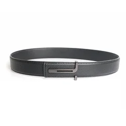 Top Luxury Designer Pin T Buckle Belt Men High Quality Women Genuine Real Leather Dress Strap for Jeans Waistband Western Goth