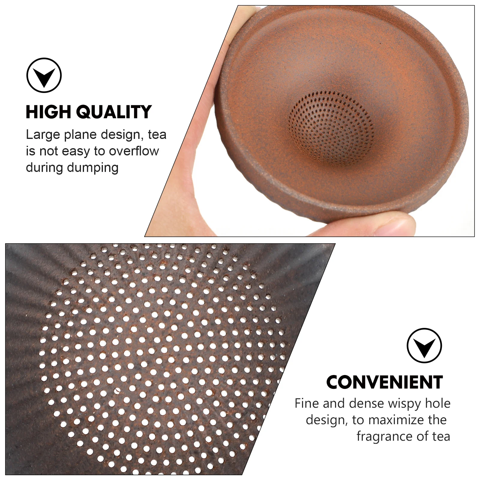 

Tea Filters for Loose Strainer Teaware Porcelain Strainers Creative Brewing Utensils