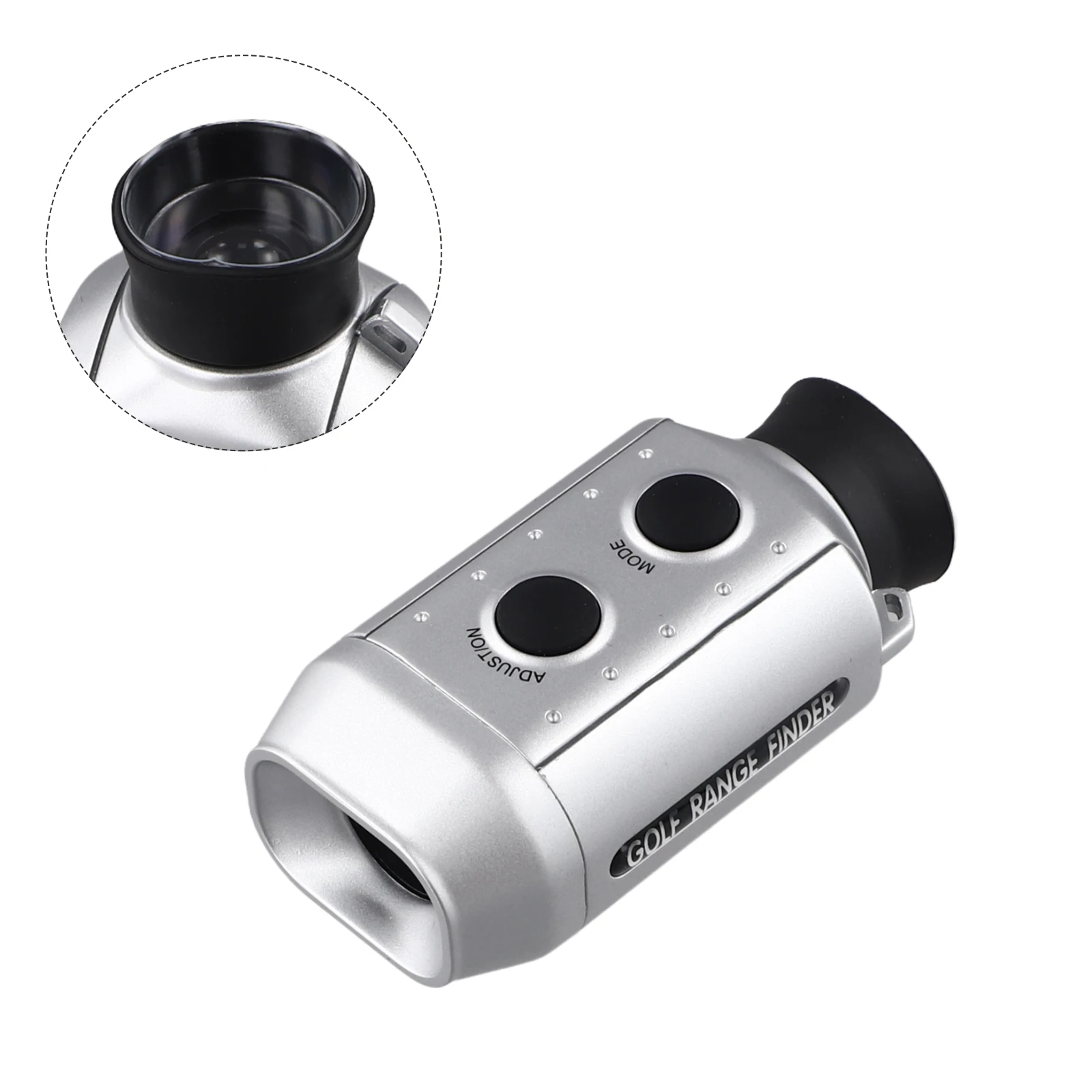 Compact 7X Golf Rangefinder Digital Distance Meter with Lightweight Build Safe Operation for Golfing Enthusiasts