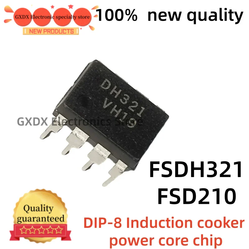 10-20 piezas/lote 100% nuevo quality FSDH321 DIP8 DH321 FSD210 DIP-8 Induction cooker power core chip In Stock