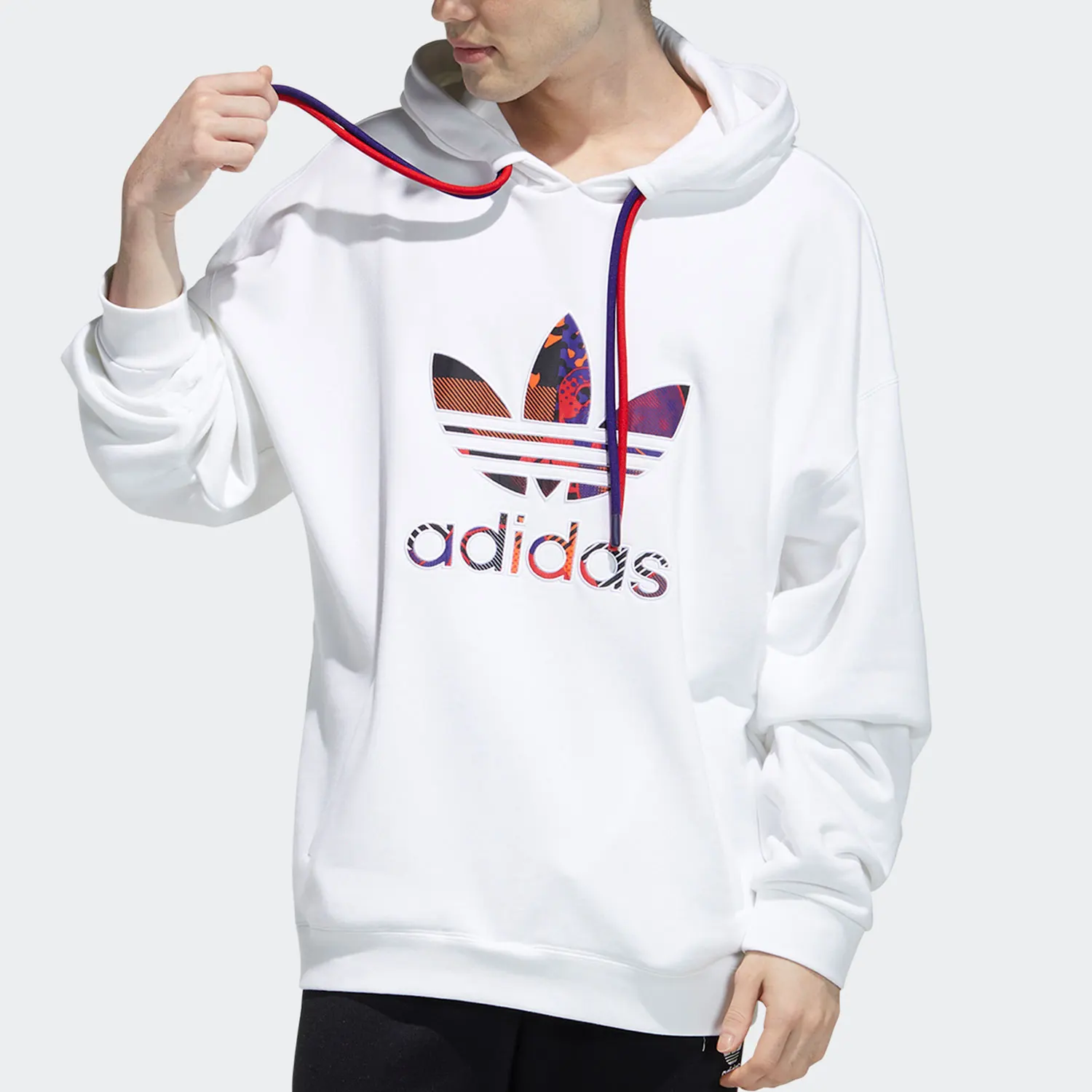 

adidas Genuine adidas Originals Men's Logo Print Casual Hoodie H09192