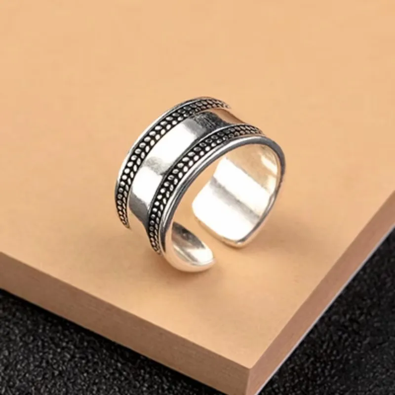 925 Silver Simplicity Smooth Surface Engagement Chrome Rings For Women Couple Aesthetic Jewelry Gift Accessories Jewellery