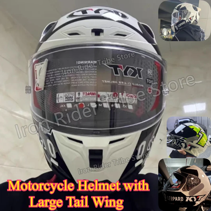 KYT Upgrade ECE Certified Full Face Motorcycle Helmet Professional Track Racing Casco Moto Capacete