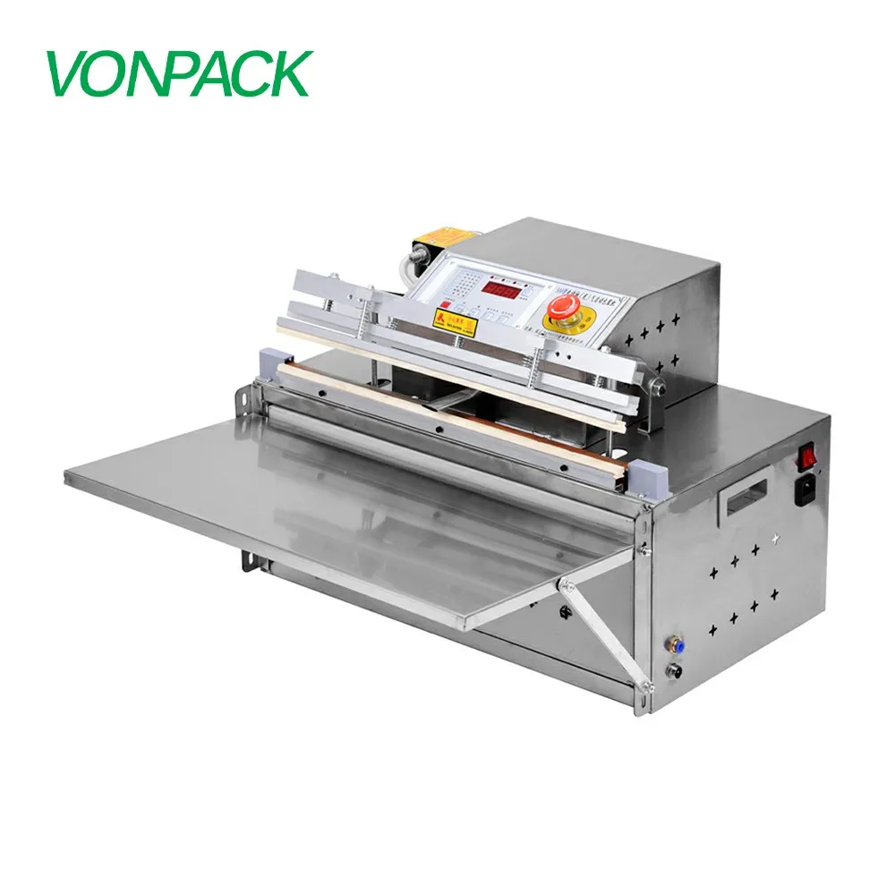 500ES آلة ختم الطعام عالية الكفاءة آلة تعبئة الفراغ الخارجية مع إدراج غاز النيتروجين #1