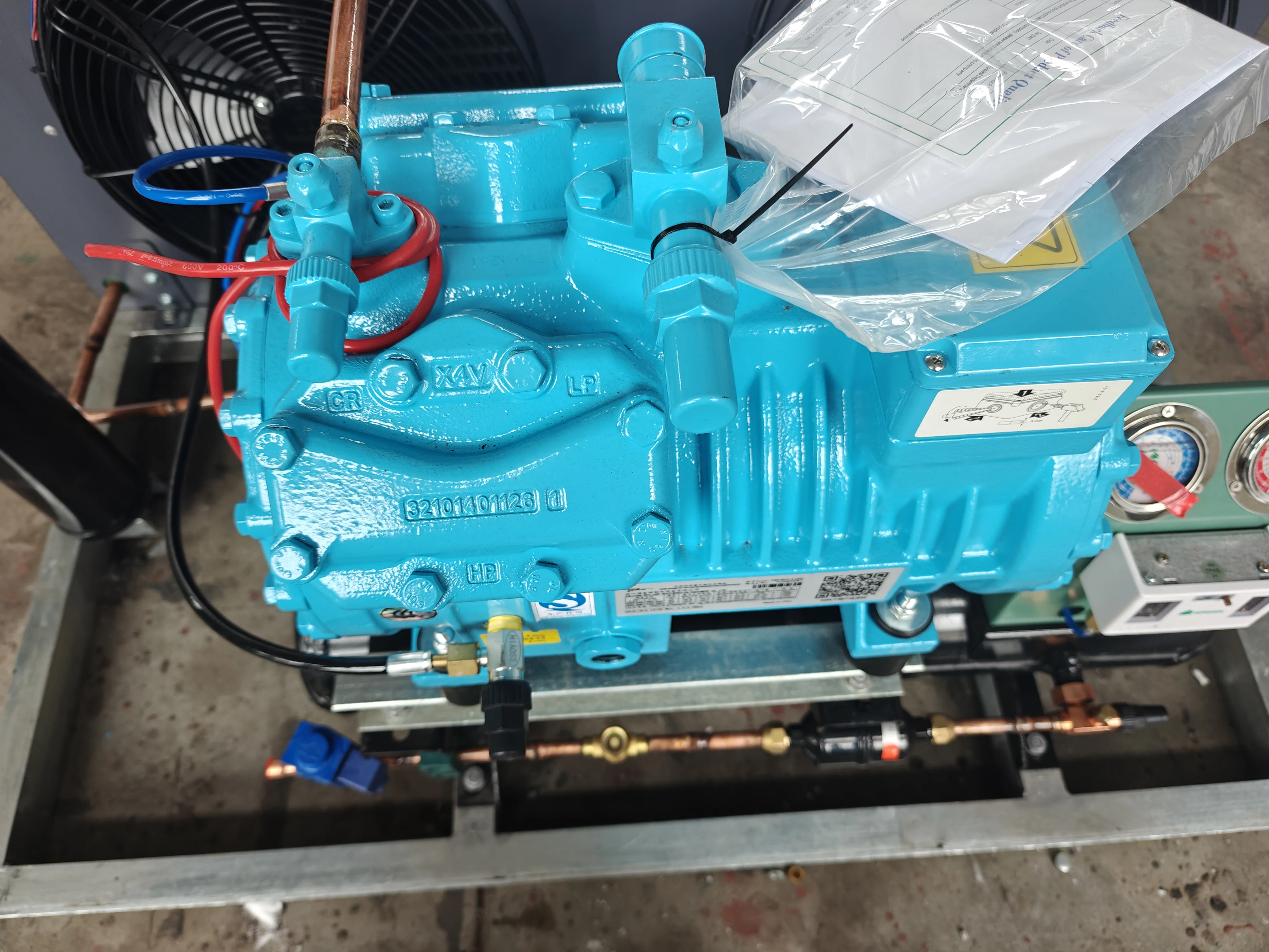 Wholesale for Bitzer Emerson Semi-Hermetic Compressor Fast Cooling Condenser Unit with New & Used Gear for Restaurant Industries