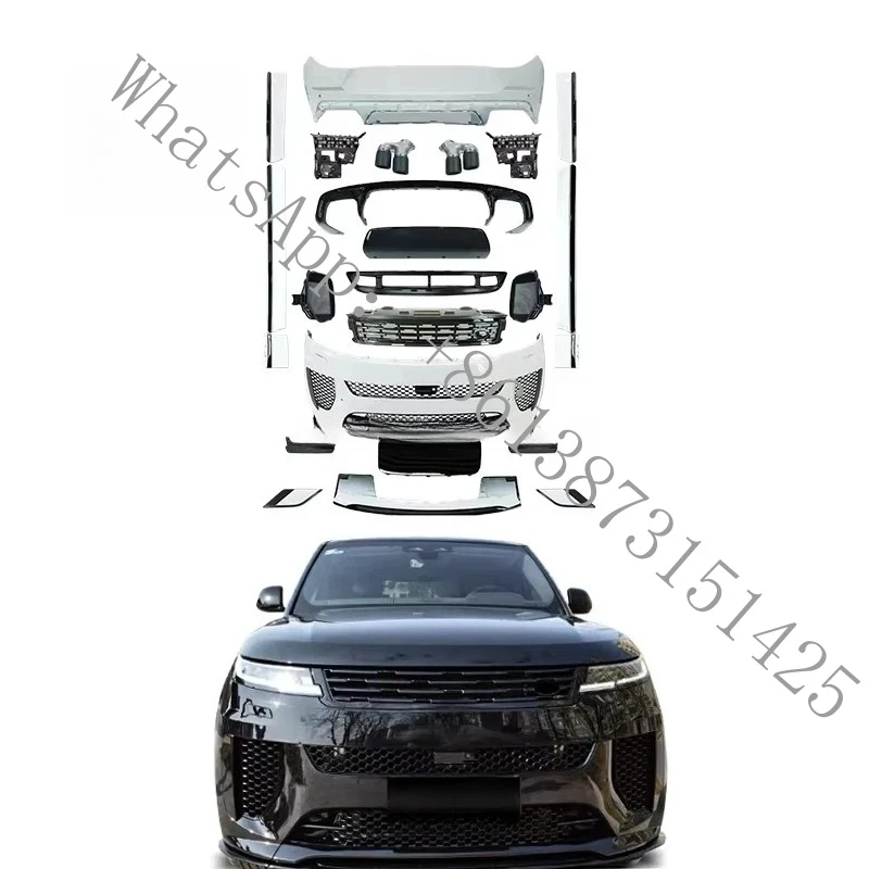 

Suitable L494 SV Body Kit 2023+ Models, Front and Rear Bumper, Grille, Rear Spoiler, Exhaust Pipe