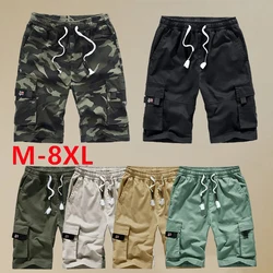 2024 Fashions pantaloncini Cargo da Jogging Casual estivi da uomo larghi Multi-tasche elastico in vita da lavoro tuta da trekking da spiaggia pantaloni corti