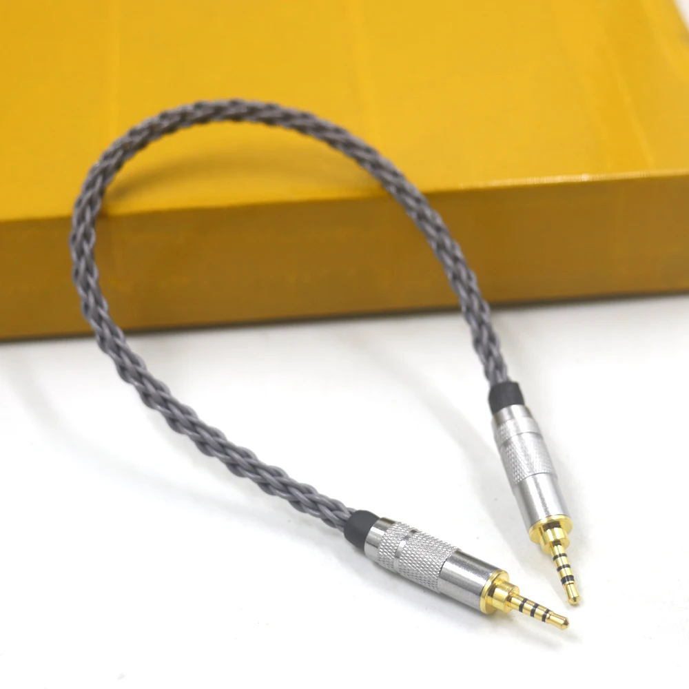 

Grey Balance Audio Cable Male 2.5mm to 2.5mm Male Headphone Conversion Cable Line Adapter
