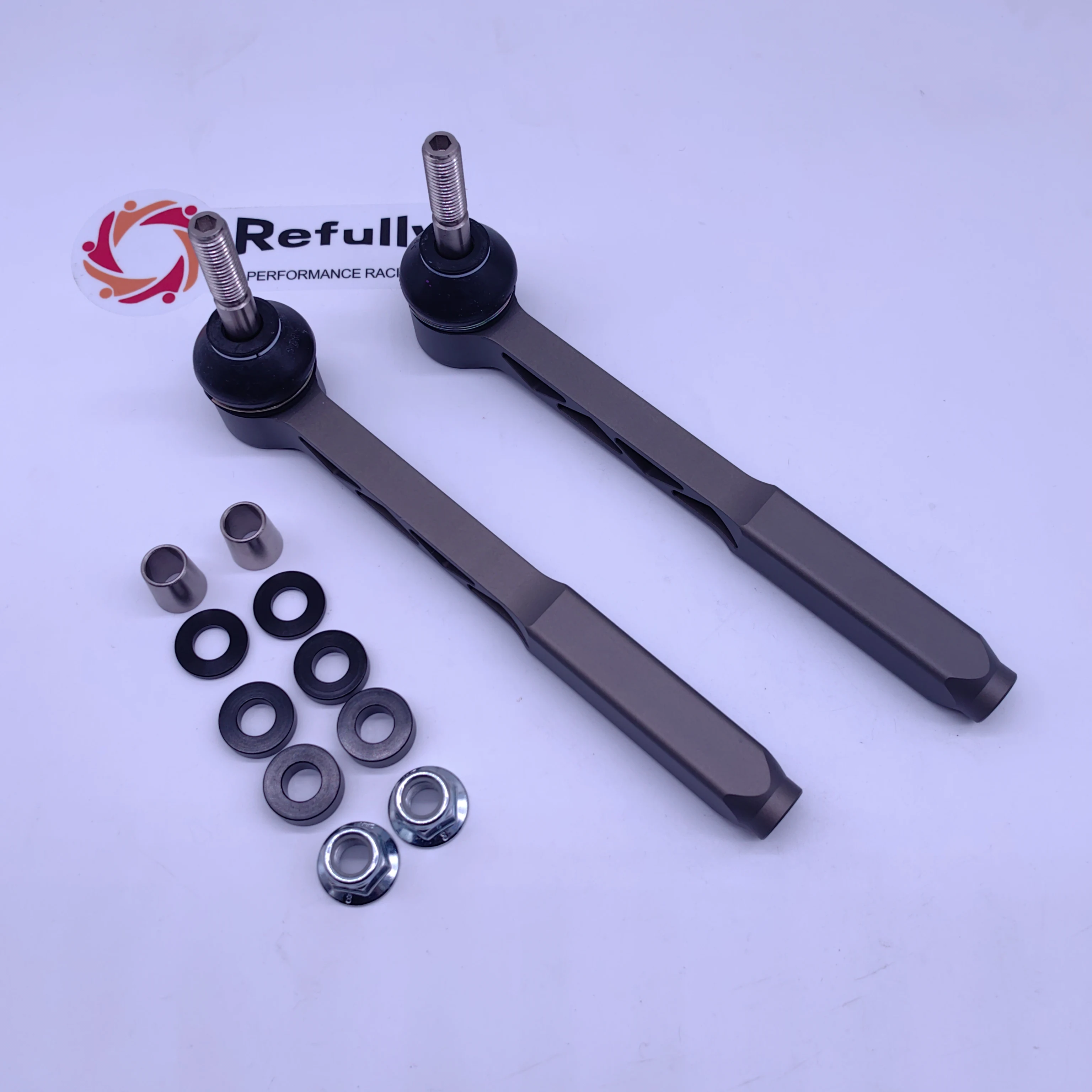 

Bump Steer Adjustable Outer Tie Rod Ends Kit For Porsche 996 and 997 CNC Billet Aluminium Made Spherical Bearings Heim Joint