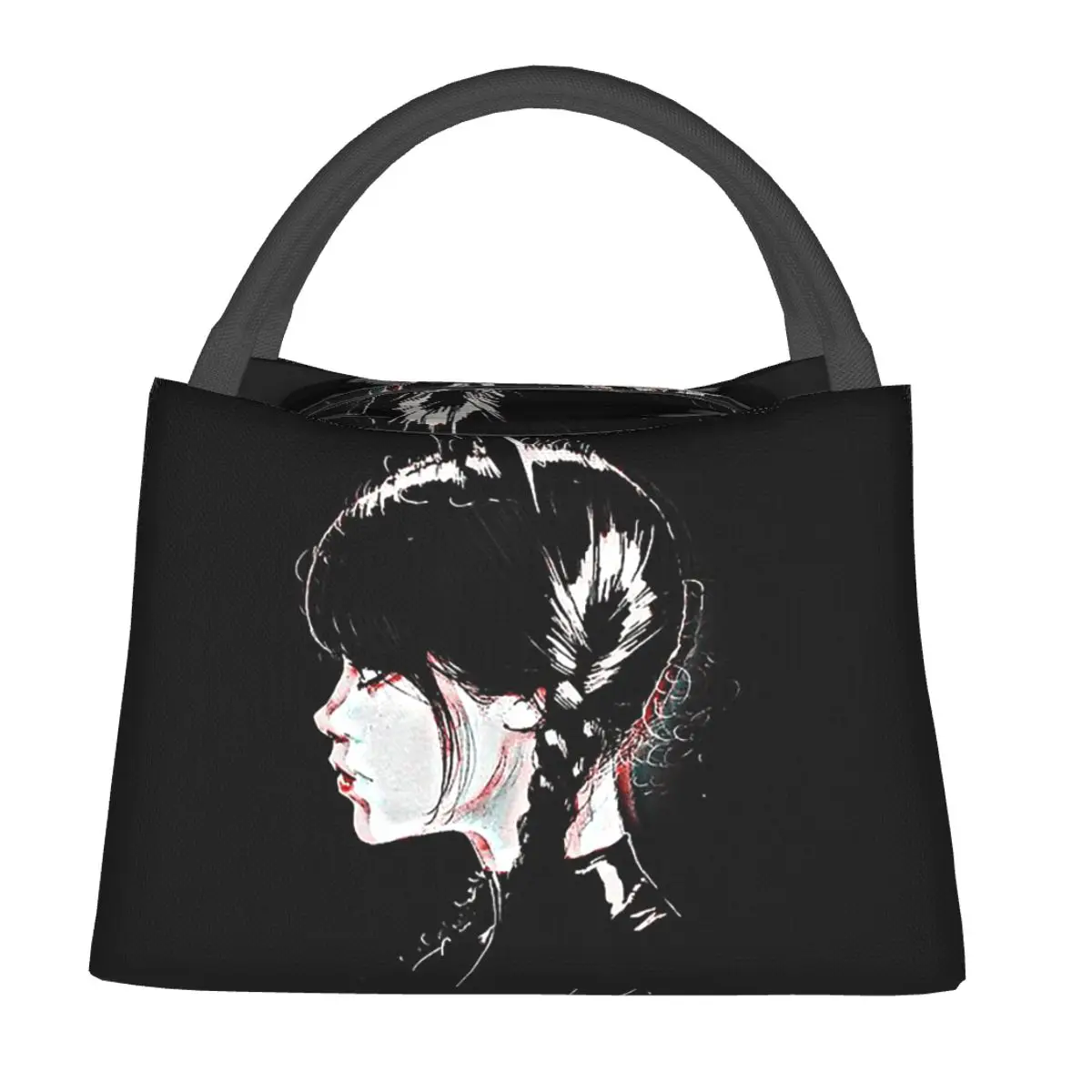 Wednesday Addams Dancing Dance Thermal Lunch Bags Bento Box Portable Lunch Tote Picnic Bags Thermal Bag for Woman Student School