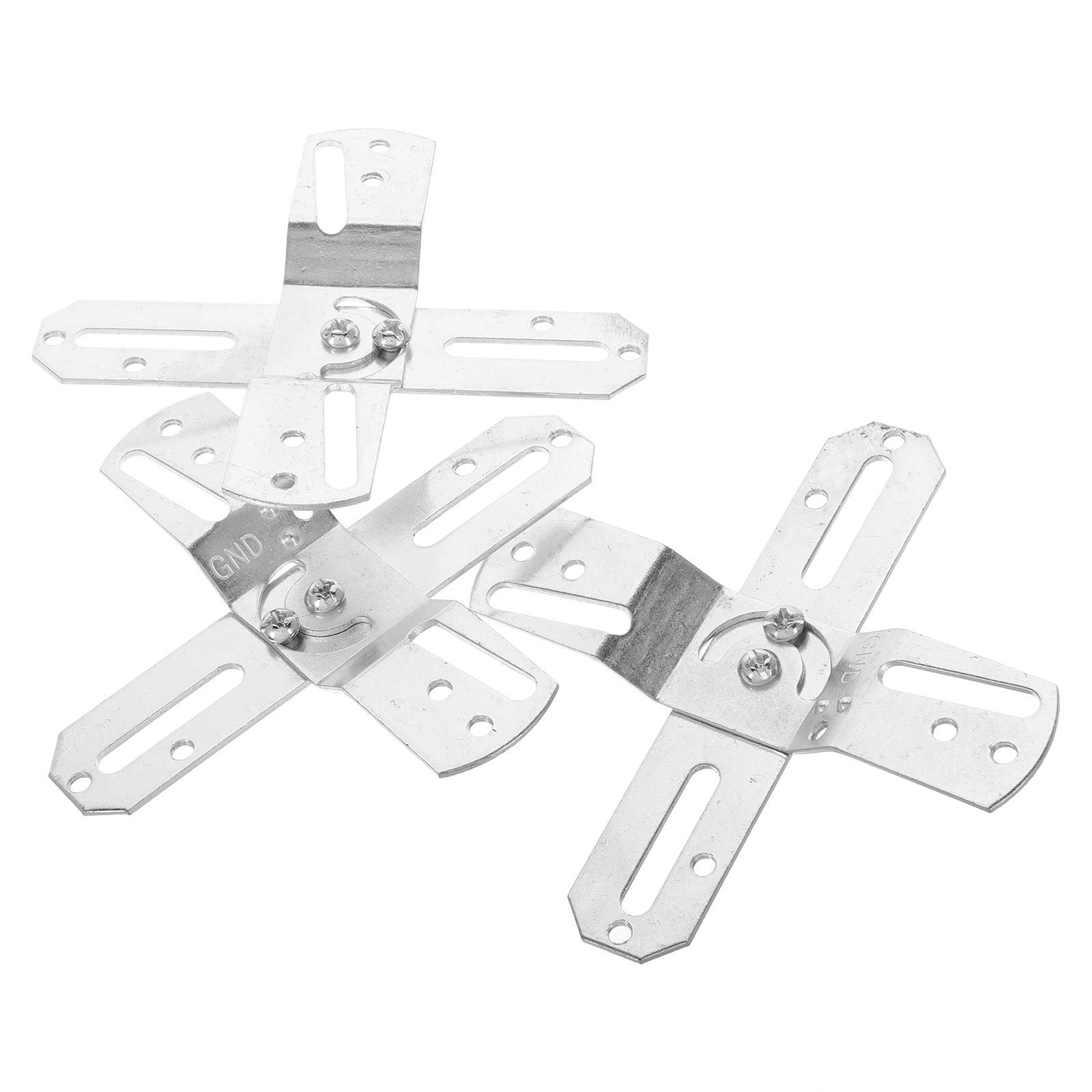 

3 Pcs Chandelier Mounting Bracket Ceiling Mounted Light Fixture Fan Hanging Mounts Brackets Plate for Hooks