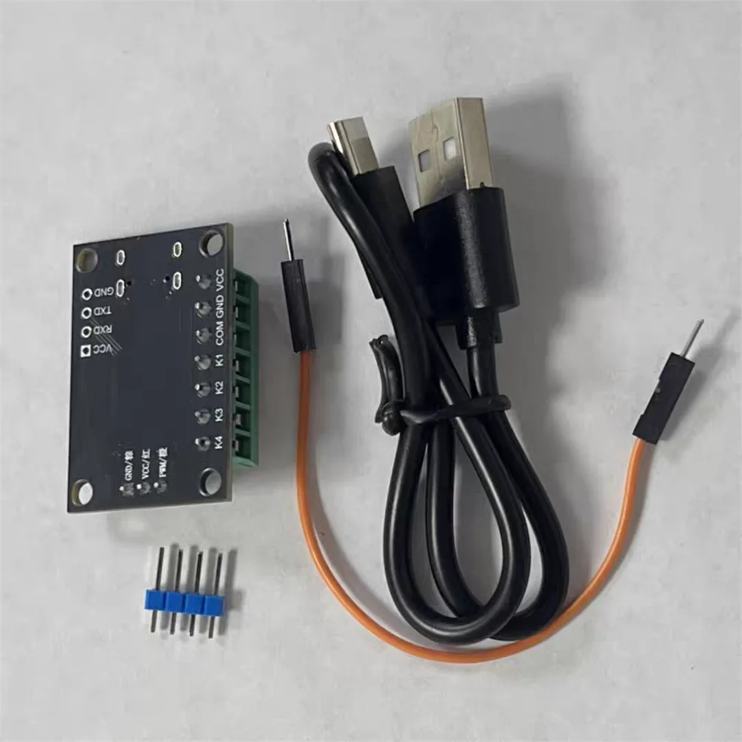 Manual single channel servo trigger controller SG90 supports serial port control, customizable angles, and multiple modes