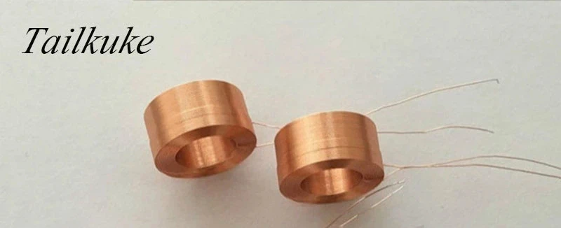 Hollow Self-adhesive Coil Experimental Coil Electric Toy Solenoid Valve Coil Electromagnetic Induction Coil 12mm