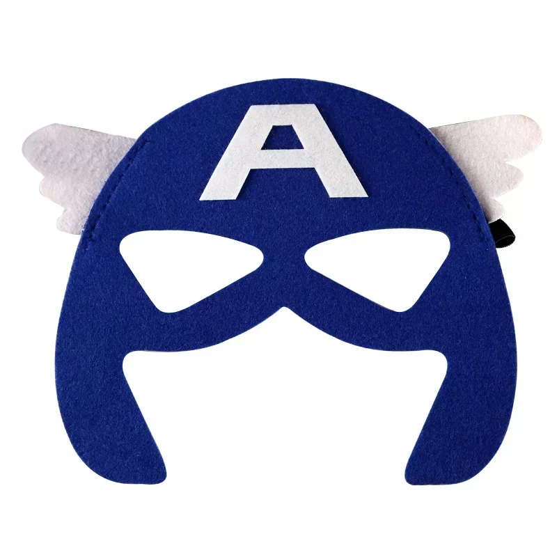 32/28/10 Pcs/Lot Superhero Mask Cosplay Christmas Halloween Kids Adult Carnival Party Props Children\'s Birthday Felt  Masquerade