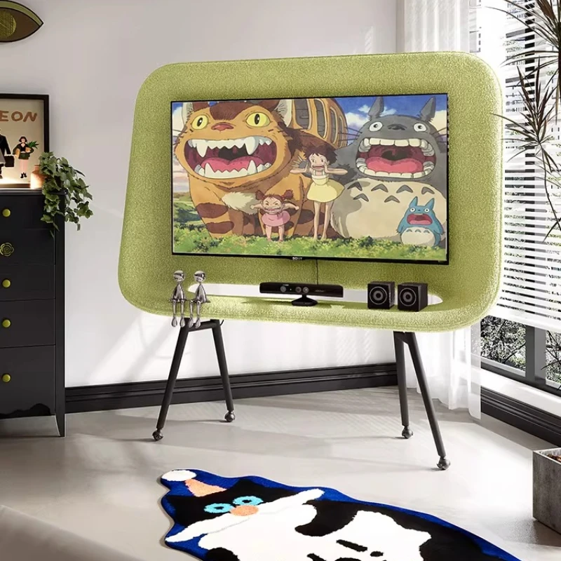 

Movable TV cabinet bracket, modern simple small apartment 55 inches simple