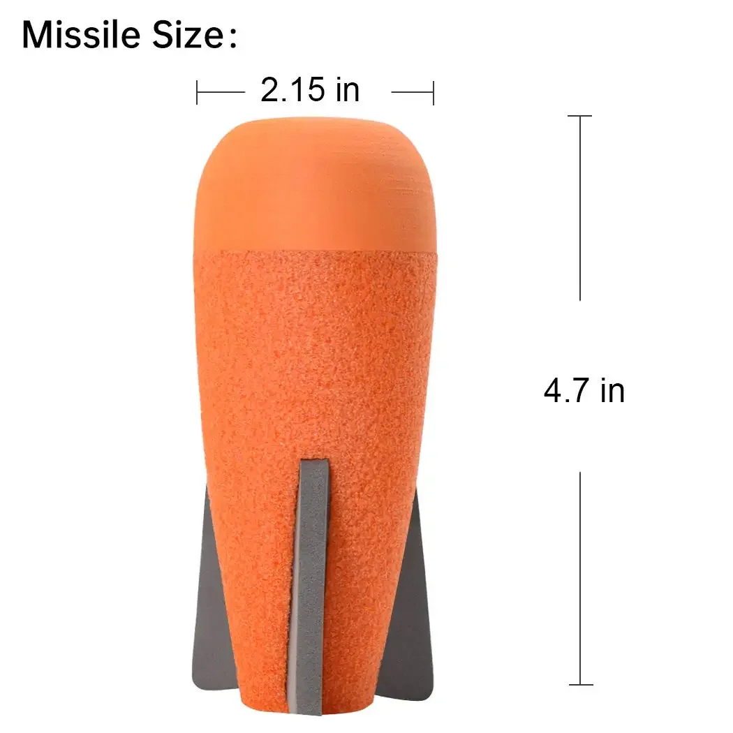 AHFoamMega-Missile Refill Pack, аксессуары для игрушек, совместимые с ракетной установкой Nerf Rocket N-Strike Elite Series Missile Blaster