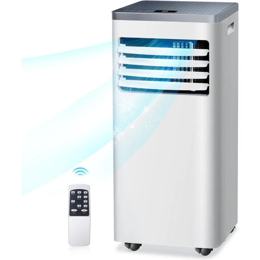 Portable Air Condritione, Fast Cooling, Dehumidifier & Fan, Remote Control & Window Kit, LED Display,Standing Air Conditioner