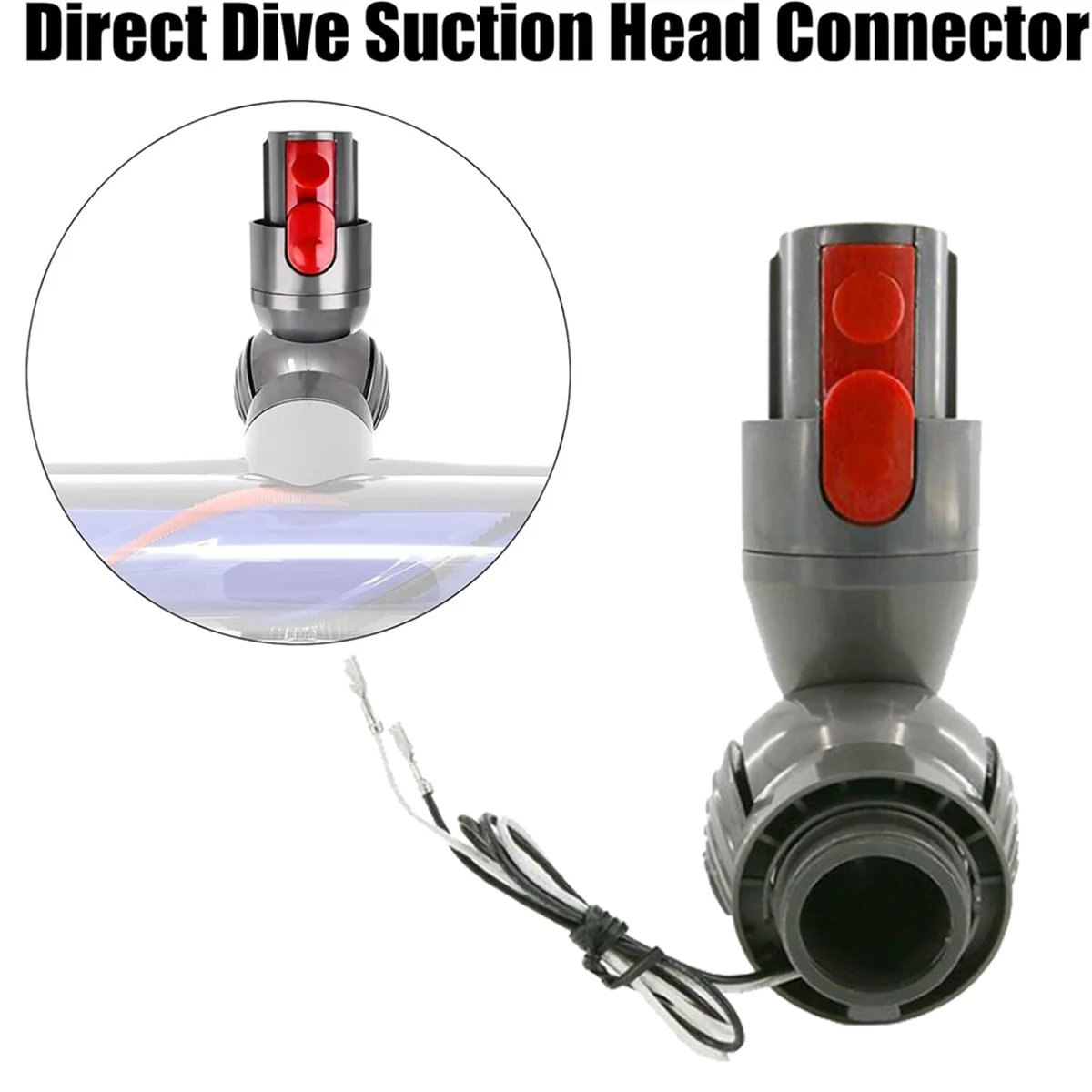 50W Direct Drive Suction Vacuum Connector for V8 V10 SV10 SV12 Vacuum Cleaner Connection Replacement