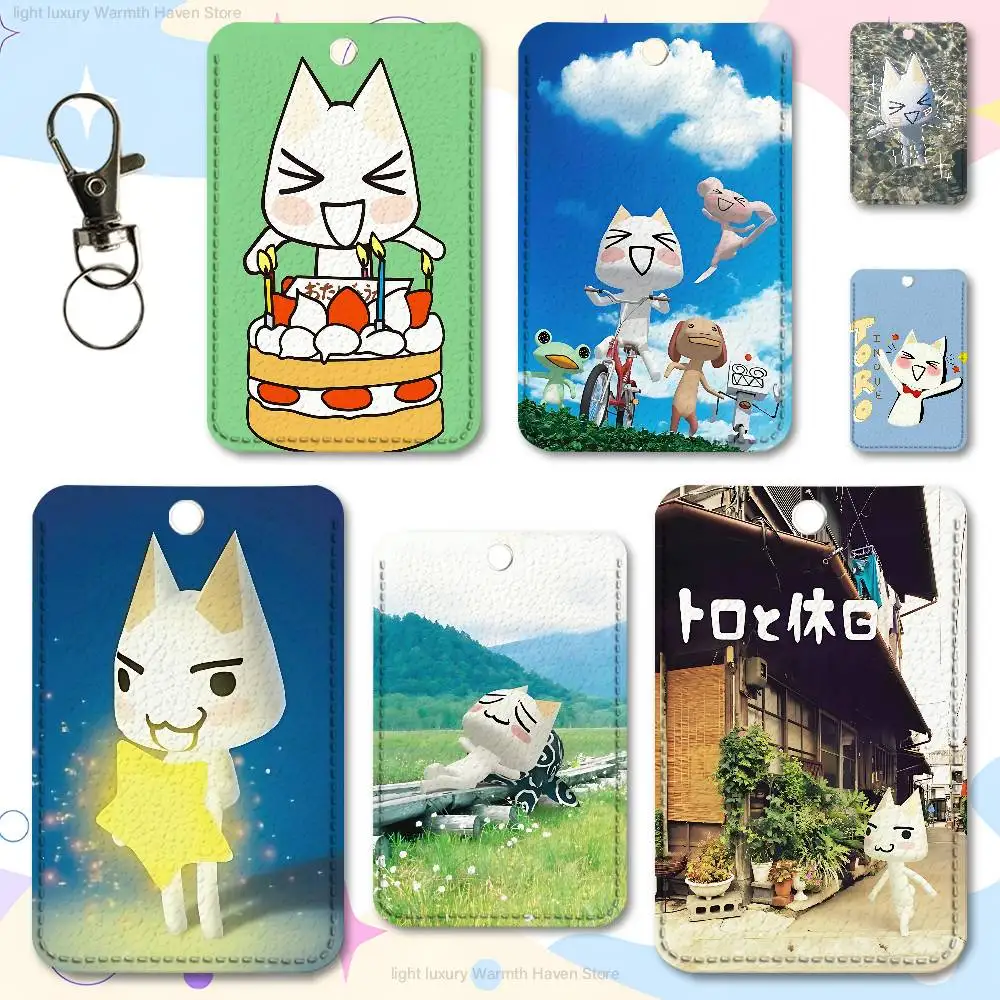 

Funny T-Toro I-Inoue Holder Keychain For Work Card Bank Business Holder Student Card Protective Case Bus Card