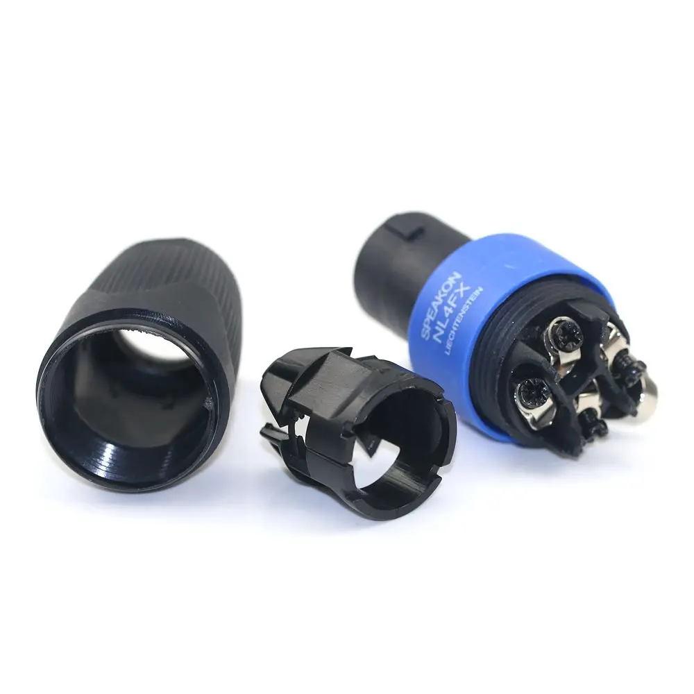 10PCS new Neutrik NL4FX Speakon 4-pole connector Male Audio Speaker connector Speaker Amplifier NL4FX connector four-core plug