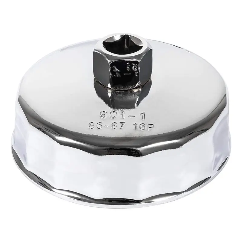 Durable-For BMW& Volvo Heavy Duty Oil Filter Wrench- 86Mm 16 Flutes Cup Tool For N20 N26 N51 N52 N54 N55 N63 N74 S55 S63 Engines