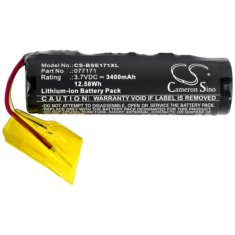 

Аккумулятор динамика CameronSinor 3,7 В/2600 мАч/3400 мАч 077171 для BOSE 423816, SoundLink Micro