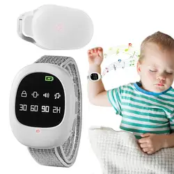 Bed Wetting Alarm For Boys Rechargeable Sensitive Vibration Bedwetting Watch With Timer Cordless Pee Alarm Bed Wetting Watch For