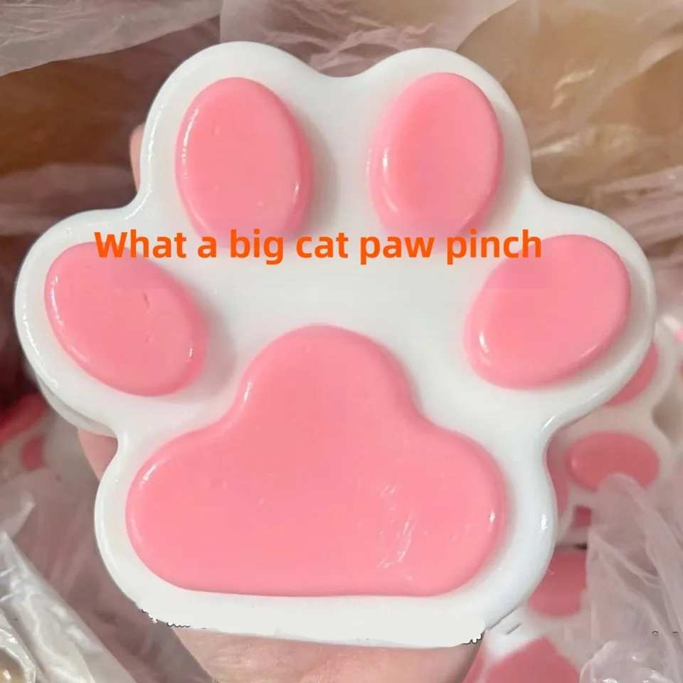 Leuke Squishy Kat Poot Stress Relief Speelgoed Langzaam Stijgende Fidget Zintuiglijke Squeeze Speelgoed voor Kinderen Volwassenen Decompressie Angst Relief Gift