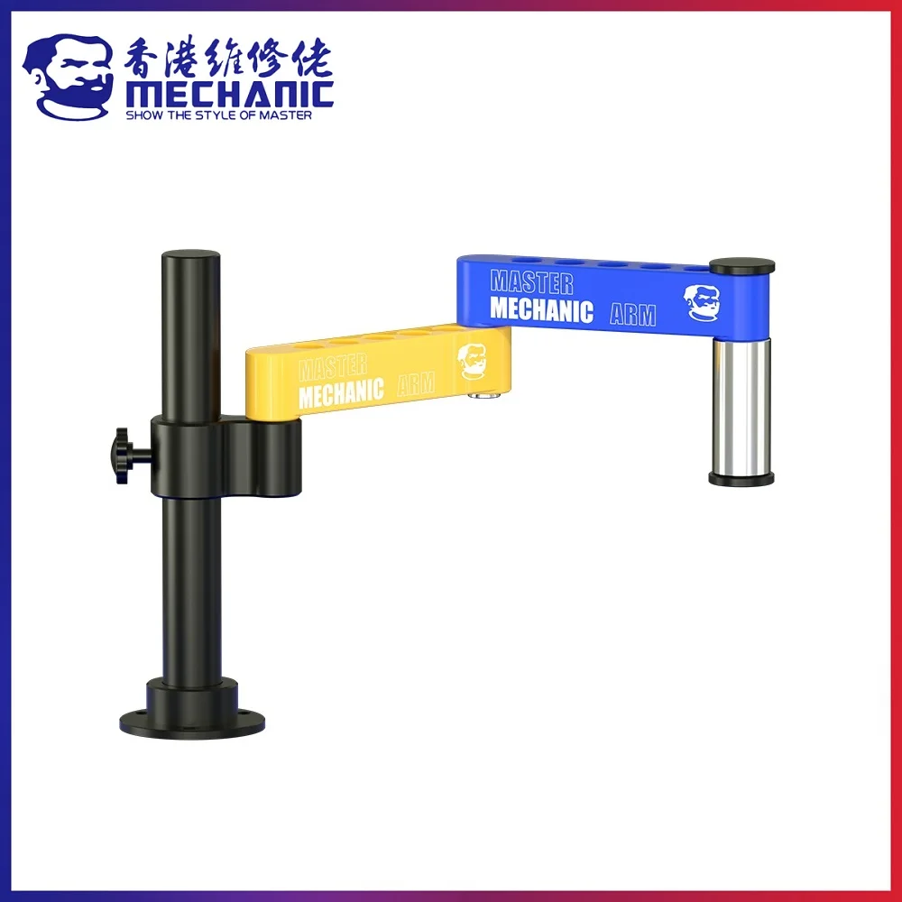 

MECHANIC M2/M3 Microscope Swing Arm Universal Metal Bracket Aluminum Alloy Telescopic Folded Column 360° Rotate Free Lift Holder