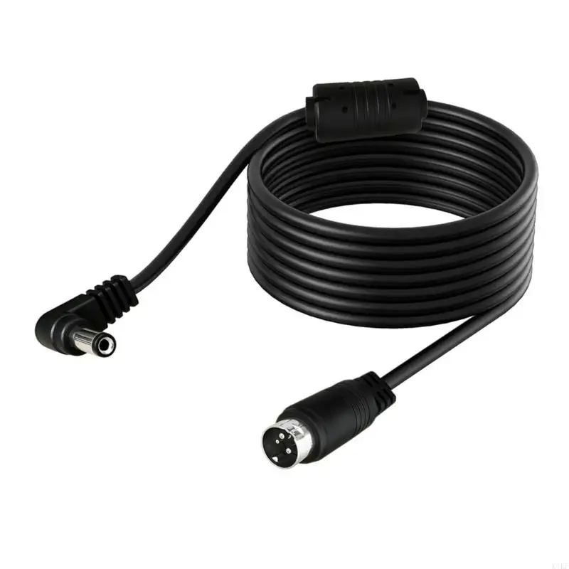 Quality DIN 3Pin To DC5.5X2.1Mm Power Adapter Cable For Professional Consistent Current Transmission Use Power Supplies K1KF