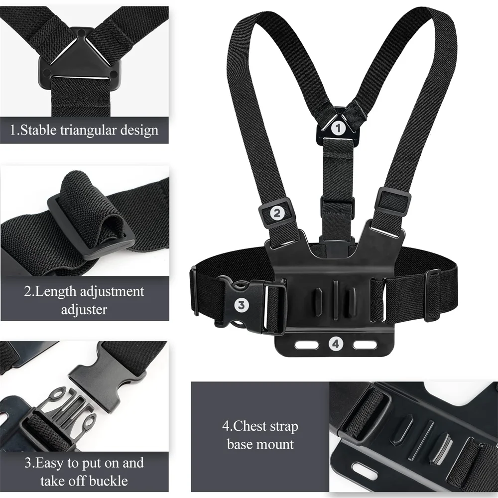 Handy Brust Mount Laptop Harness Telefon Halter Strap Clip POV für Huawei Samsung iPhone Plus Xiaomi Quick Release Kits